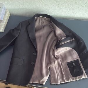 Nordstrom Black Sport Coat with Textured Fabric